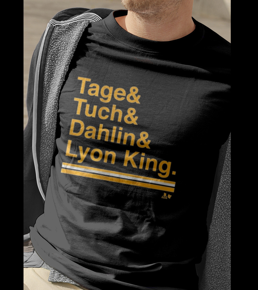 Tage Tuch Dahlin Lyon King Buffalo Hockey Ampersand T-Shirt