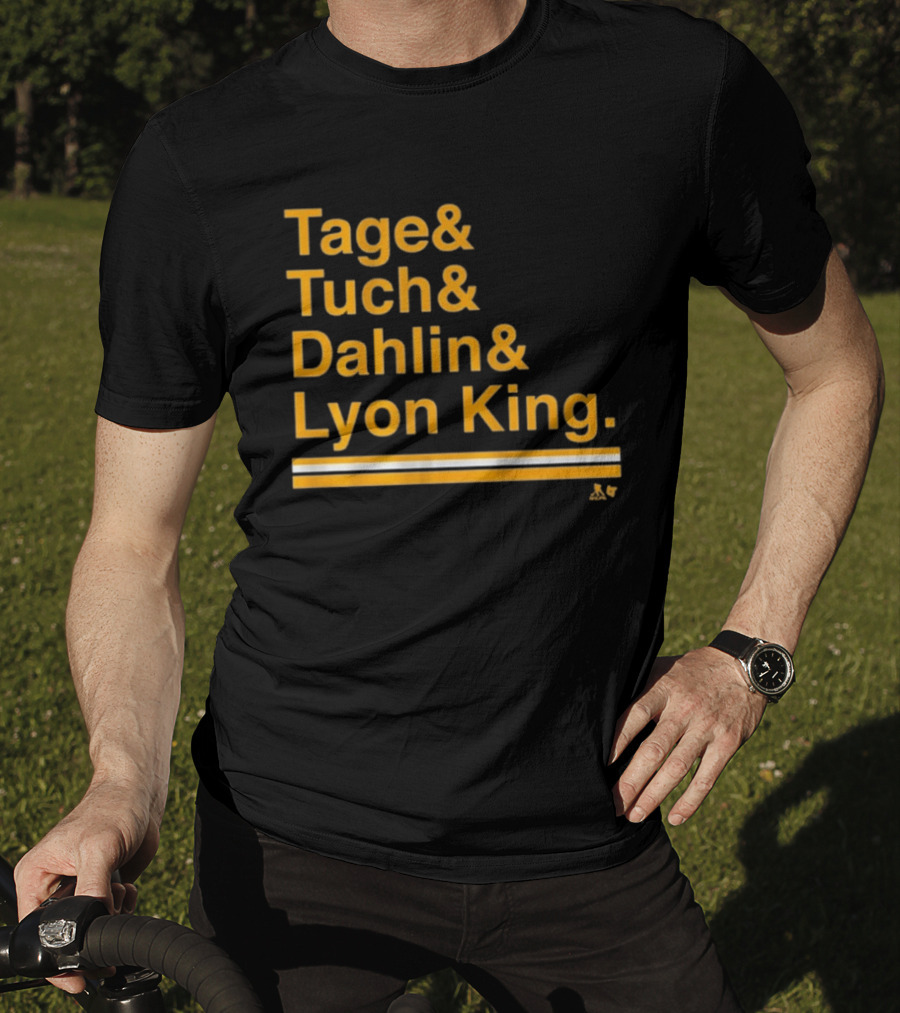 Tage Tuch Dahlin Lyon King Buffalo Hockey Ampersand T-Shirt