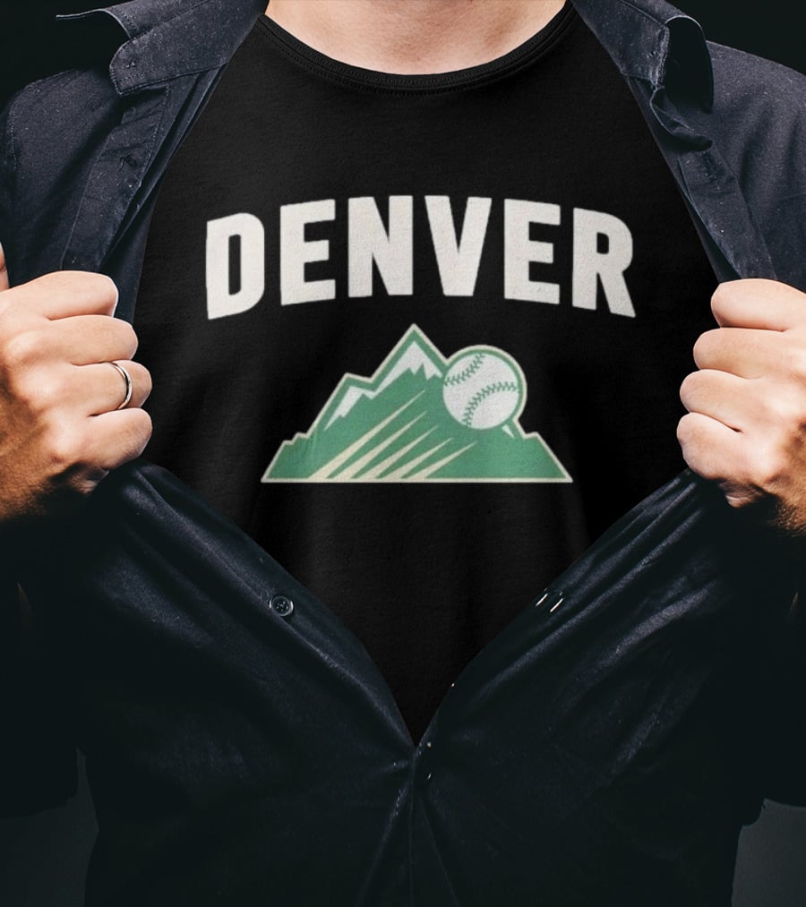 Colorado Rockies Denver Summit FC Mountain Baseball 2026 T-Shirt