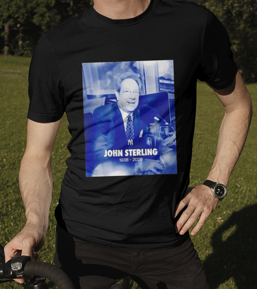 New York Yankees John Sterling 1938 2026 T-Shirt