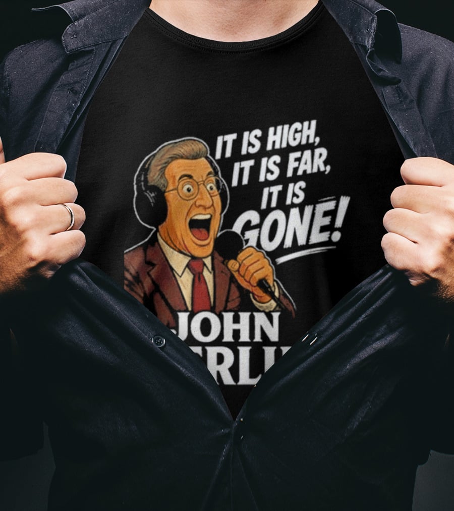 New York Yankees John Sterling It Is High It Is Far It Is Gone T-Shirt