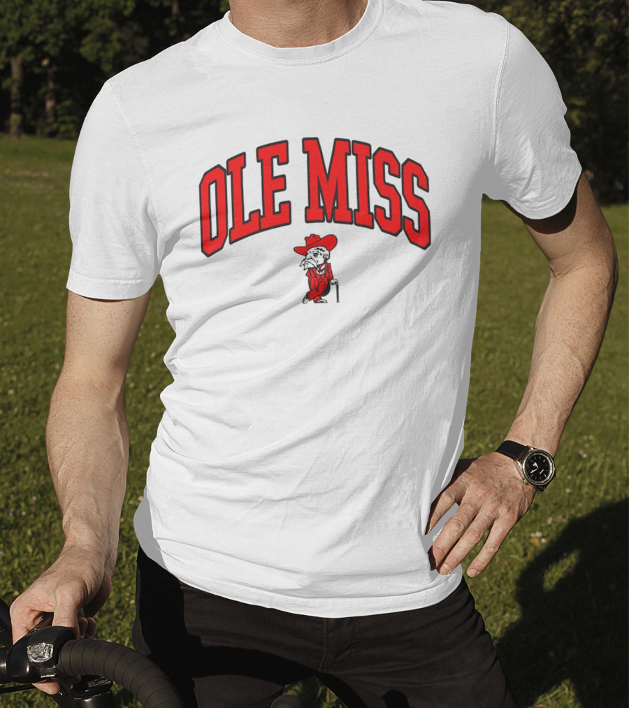 Ole Miss Rebels Colonel Reb Arch T-Shirt