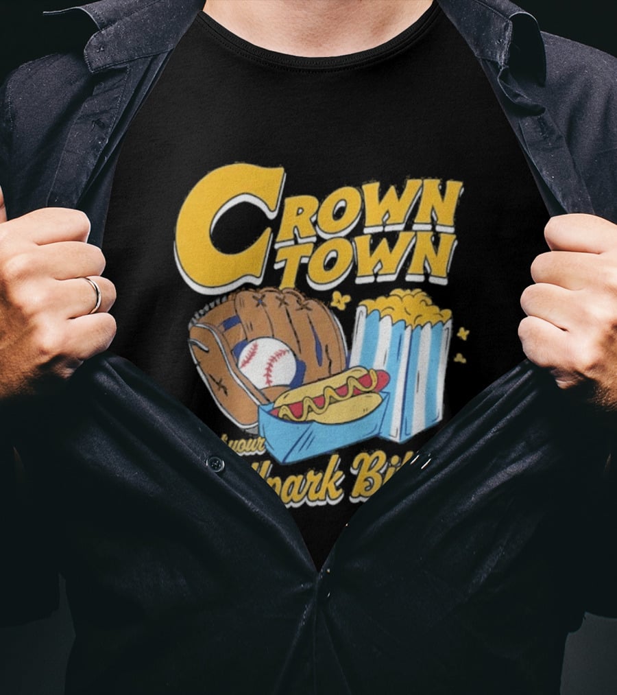 Crown Town Ballpark Bites Get Your Snacks T-Shirt