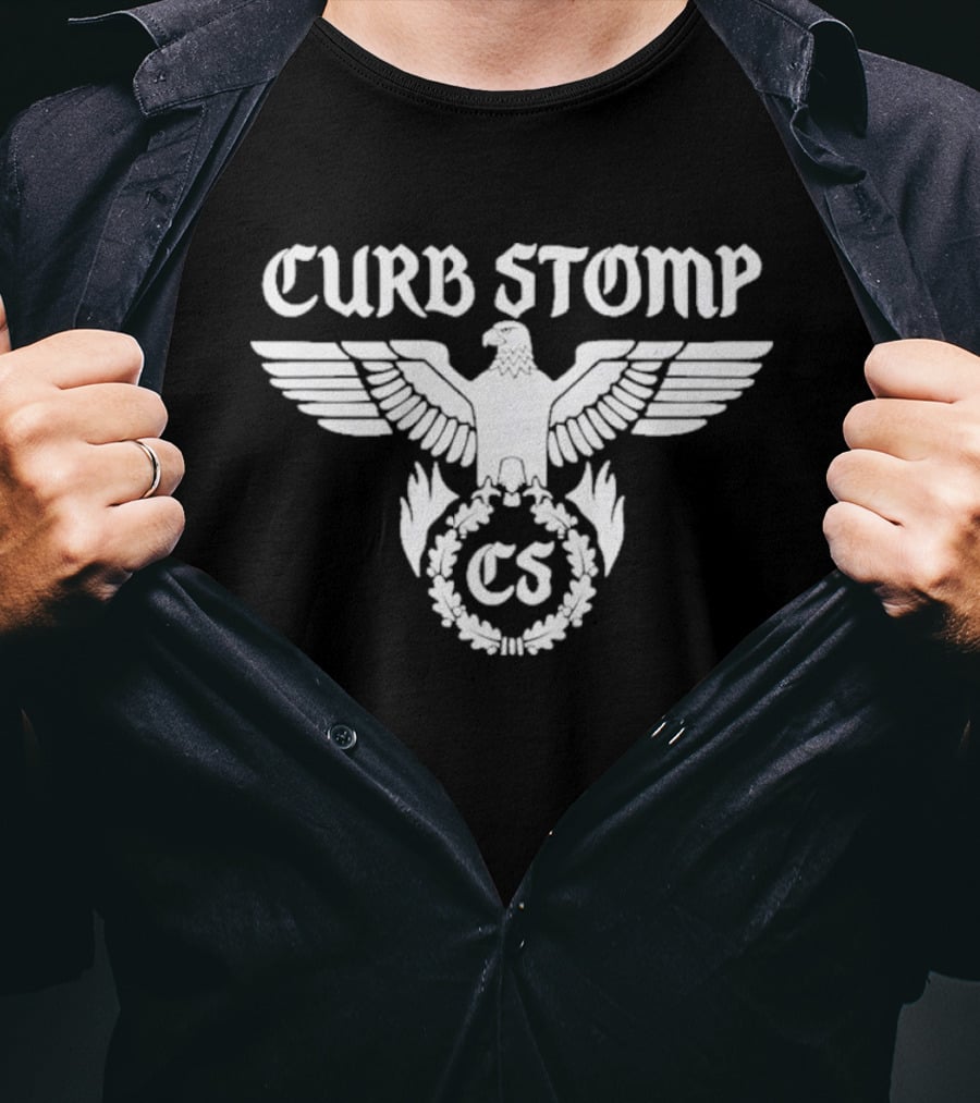 Curb Stomp CS Eagle Wings Crest T-Shirt