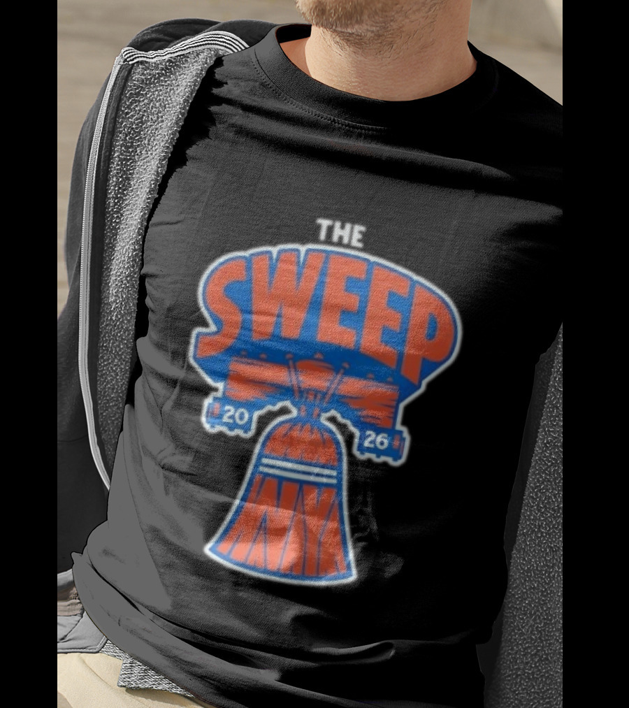 New York Knicks The Sweep 2026 Liberty Bell Motif T-Shirt