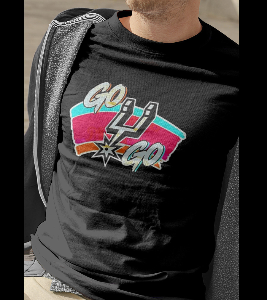 Go Spurs Go Basketball Game Day Spurs T-Shirt