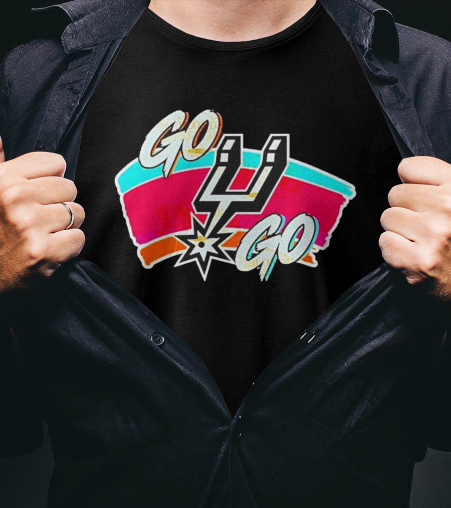 Go Spurs Go Basketball Game Day Spurs T-Shirt