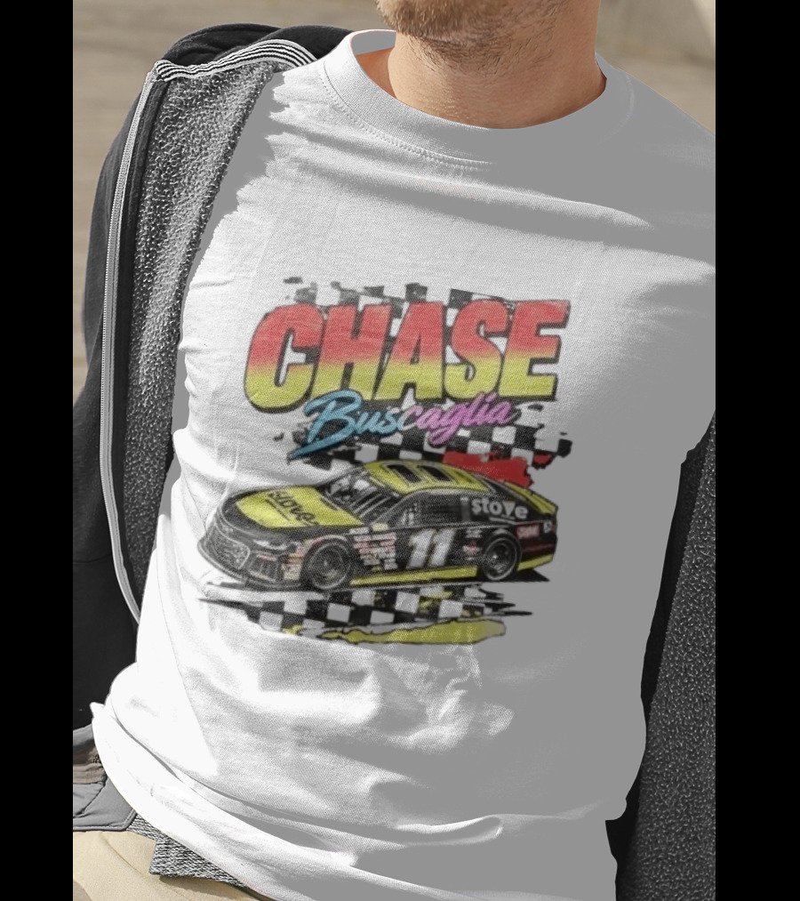 Chase Buscaglia Race Car Driver 11 Stove Philly Racing T-Shirt