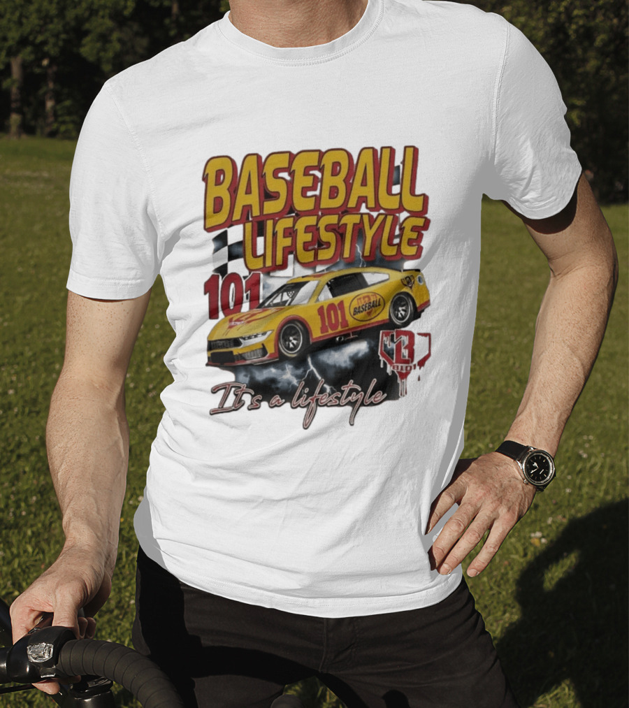 Baseball Lifestyle 101 Racing Car It's A Lifestyle 43RPM T-Shirt
