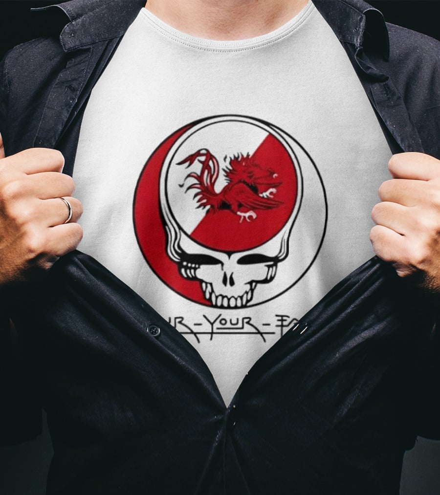 South Carolina Gamecocks Grateful Dead Spur Your Face T-Shirt