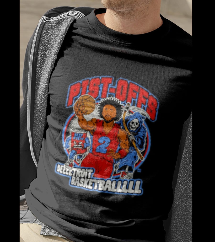 Pist Offs Detroit Basketball Player With Grim Reaper And Beer Keg T-Shirt