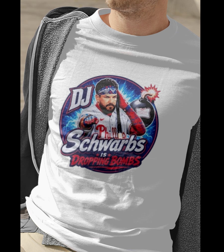 DJ Schwarbs Phillies Dropping Bombs T-Shirt