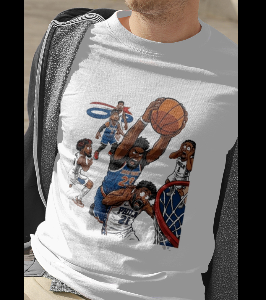 Josh Hart Monster Dunk New York Knicks Basketball Player Epic Slam T-Shirt
