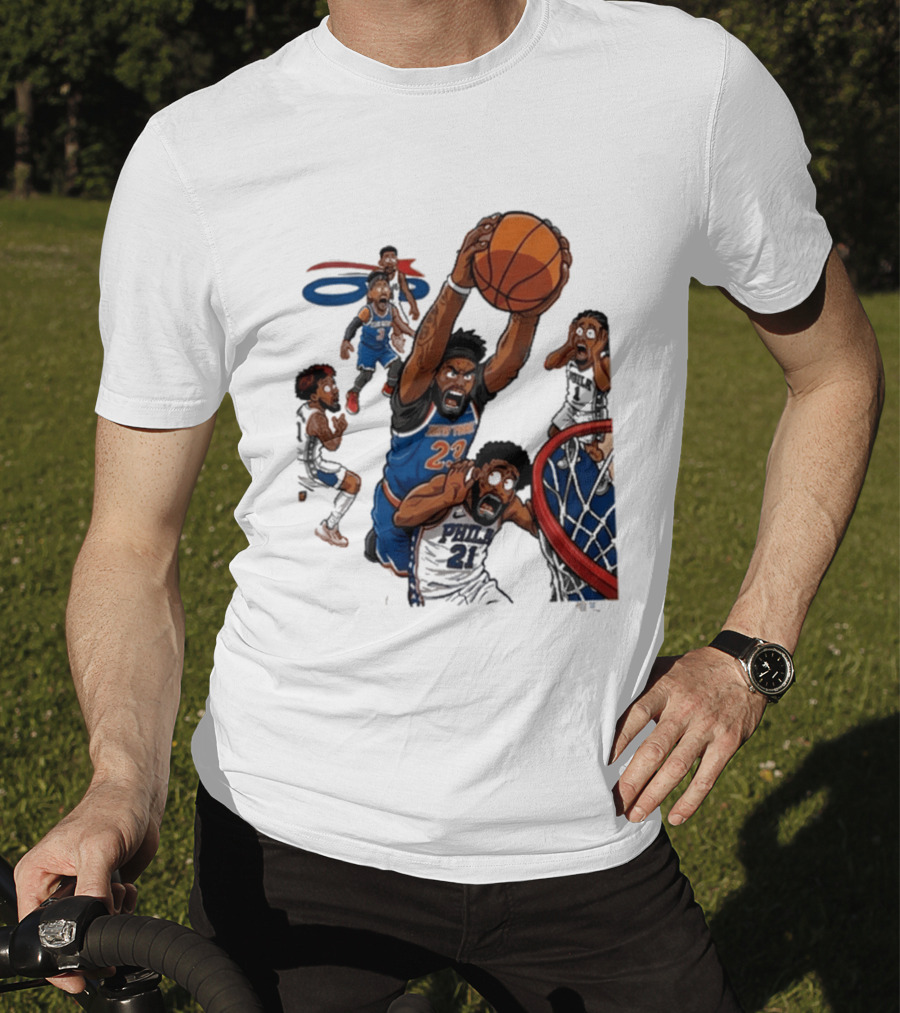 Josh Hart Monster Dunk New York Knicks Basketball Player Epic Slam T-Shirt