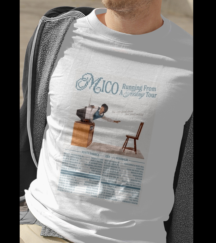 MICO Running From A Feeling Tour 2026 North America Asia Australia Dates T-Shirt