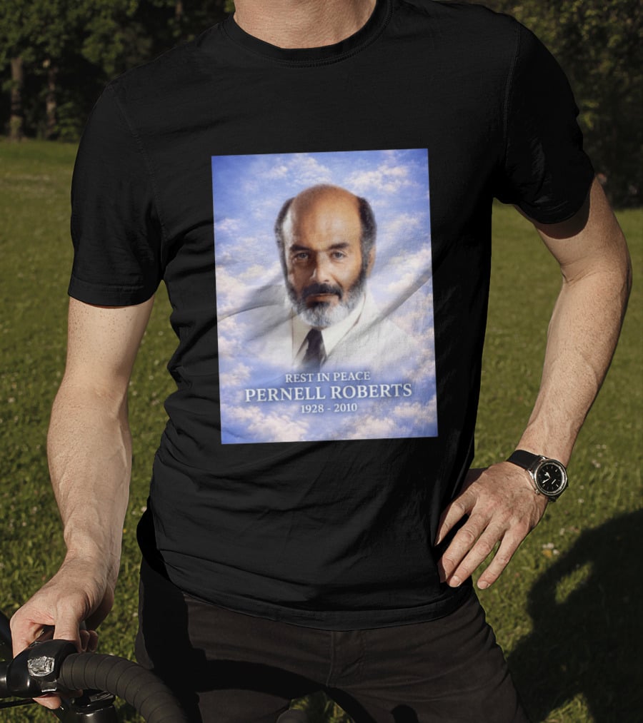 Rest In Peace Pernell Roberts 1928 2010 Memorial T-Shirt