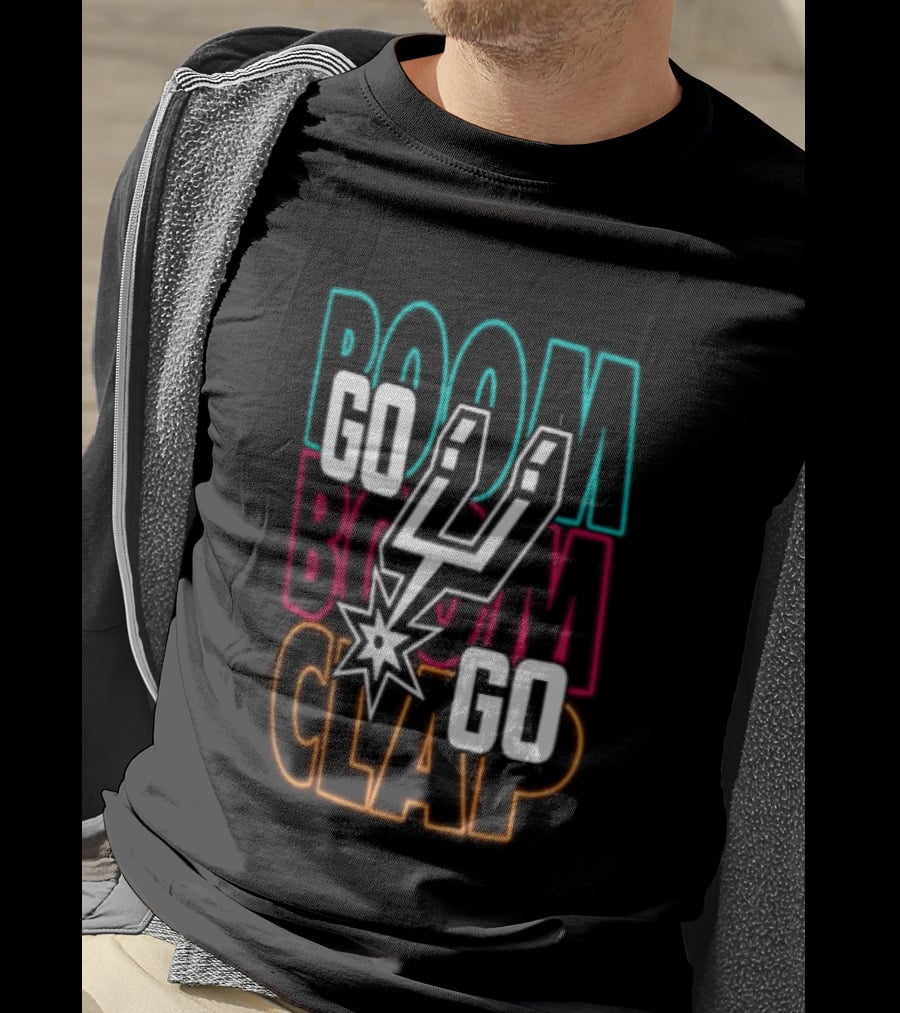 Go Spurs Boom Boom Clap Go Clap T-Shirt