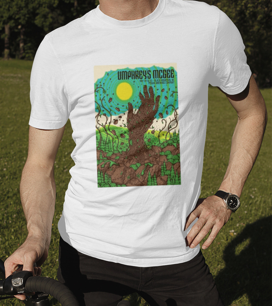 Umphrey's McGee May 22 23 Black Mountain NC Pisgah Brewing Company Tour T-Shirt
