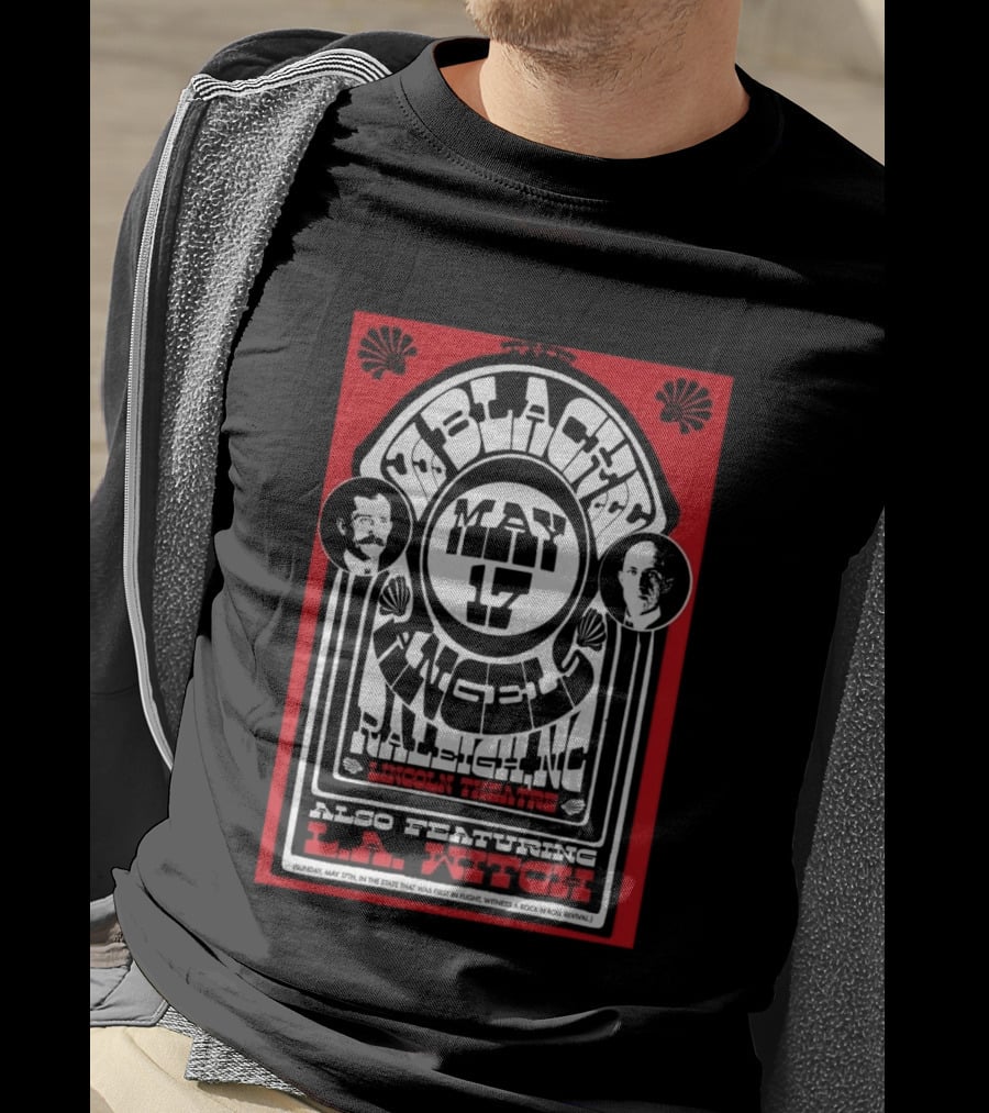 The Black Angels May 17 Raleigh NC Lincoln Theatre Featuring LA Witch 2026 T-Shirt
