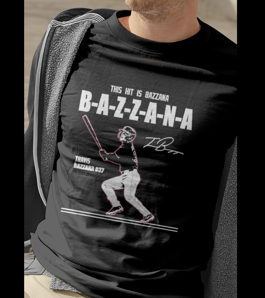 Travis Bazzana 37 Cleveland Baseball This Hit Is Bazzana Bazzana T-Shirt
