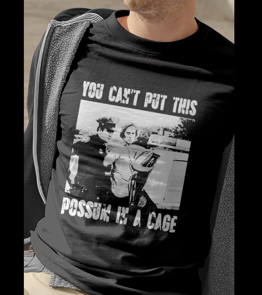 You Can't Put This Possum In A Cage Funny Meme Nostalgic Humor T-Shirt
