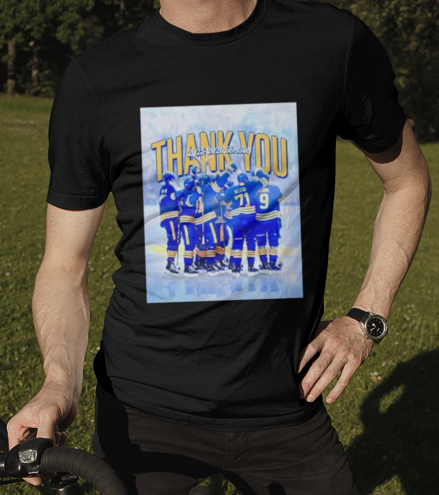Buffalo Sabres Thank You 2025 2026 Season Players T-Shirt