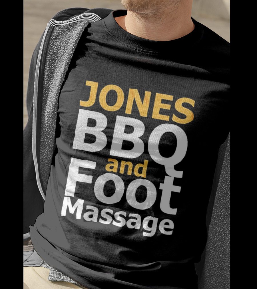 Jones BBQ And Foot Massage Viral Humor Comedy Sketch T-Shirt
