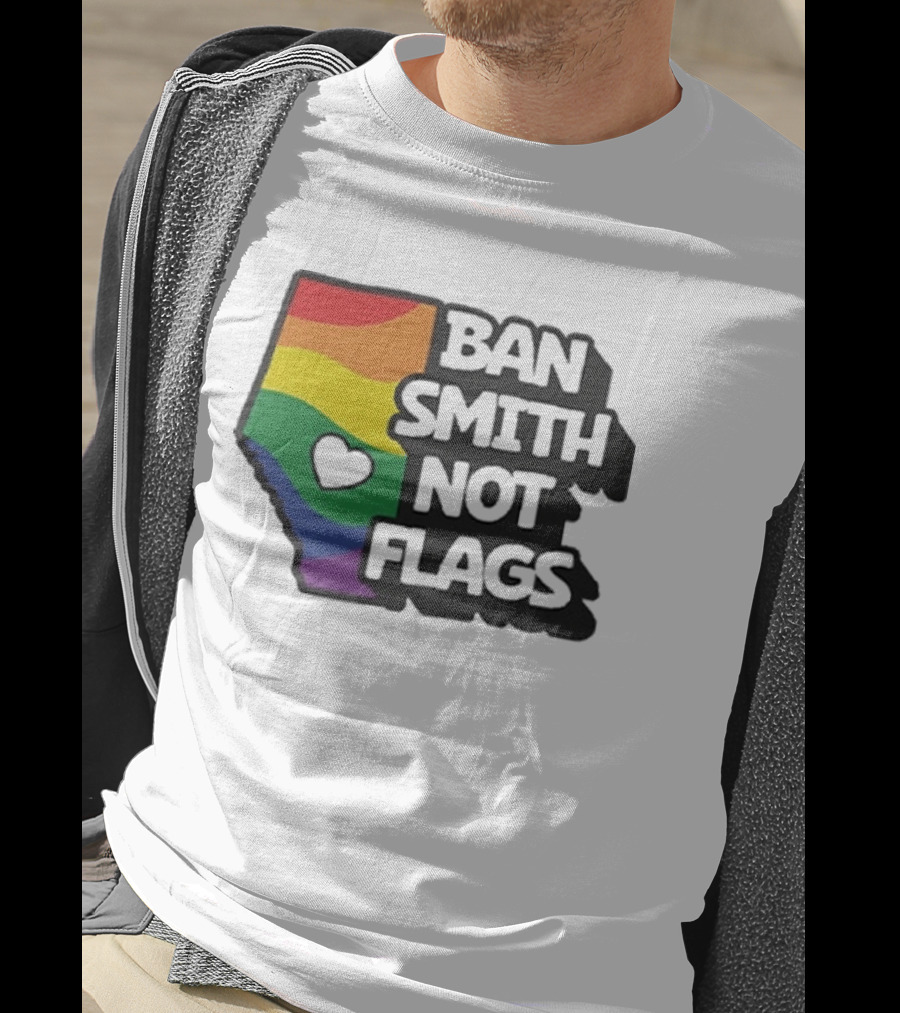 Ban Smith Not Flags Pride Rainbow Alberta Love T-Shirt