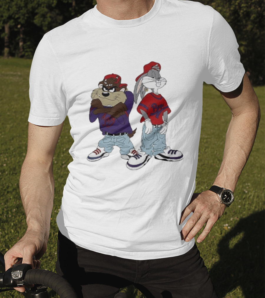 Bugs Bunny Taz Hip Hop Style Kriss Kross Outfits T-Shirt