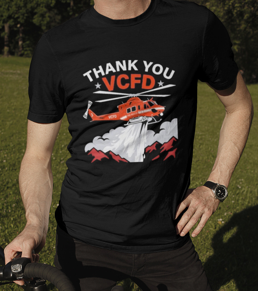Thank You VCFD Helicopter Rescue T-Shirt