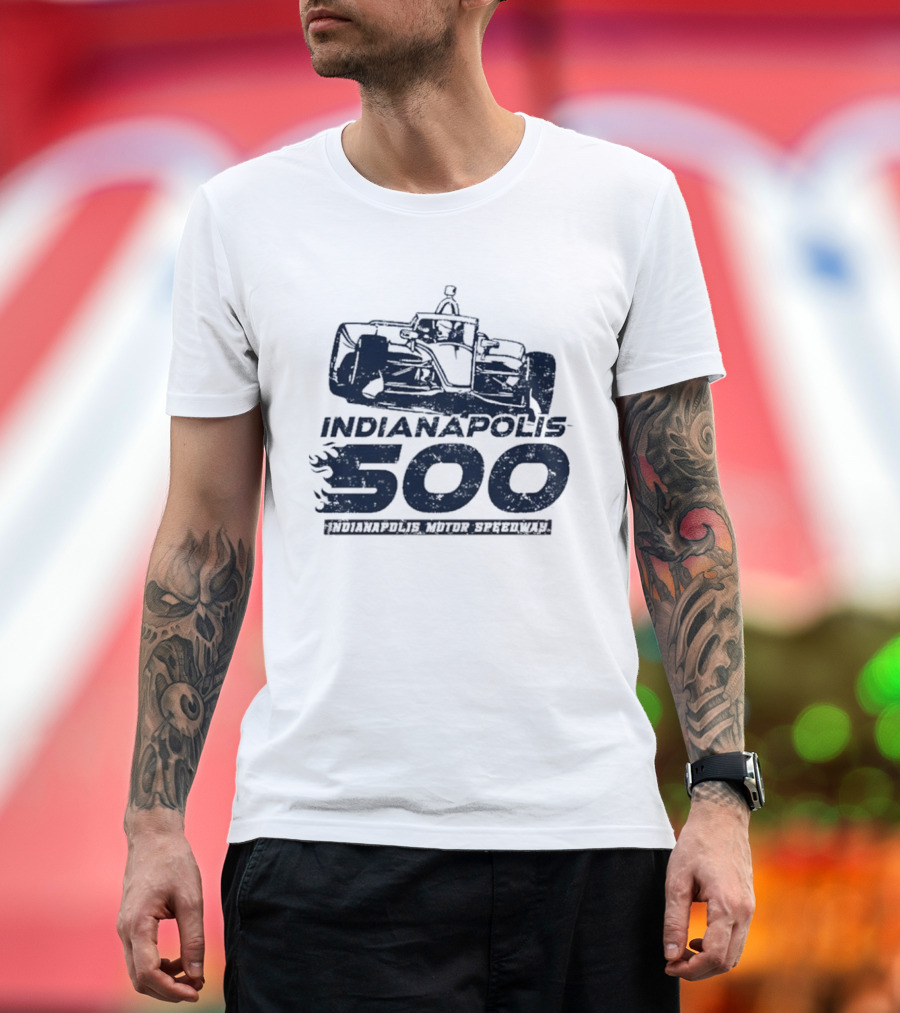 Indianapolis 500 Indianapolis Motor Speedway Racing Car T-Shirt