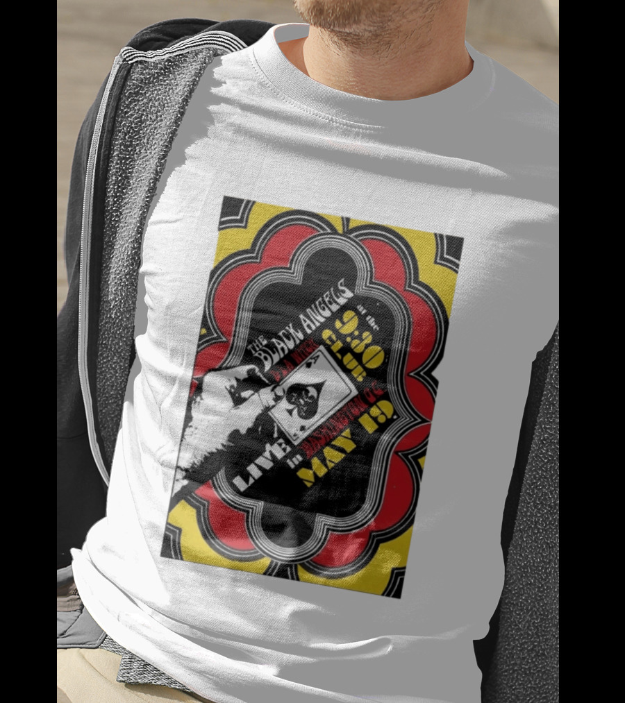 The Black Angels Live Washington DC May 19 2026 Playing Card T-Shirt