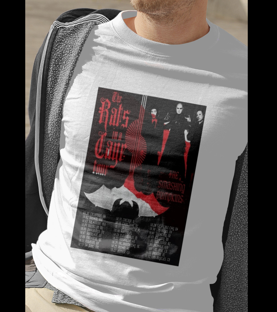 The Smashing Pumpkins Rats In A Cage Tour 2026 T-Shirt