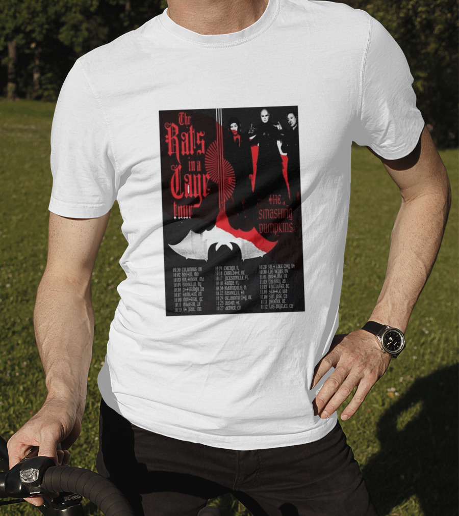 The Smashing Pumpkins Rats In A Cage Tour 2026 T-Shirt