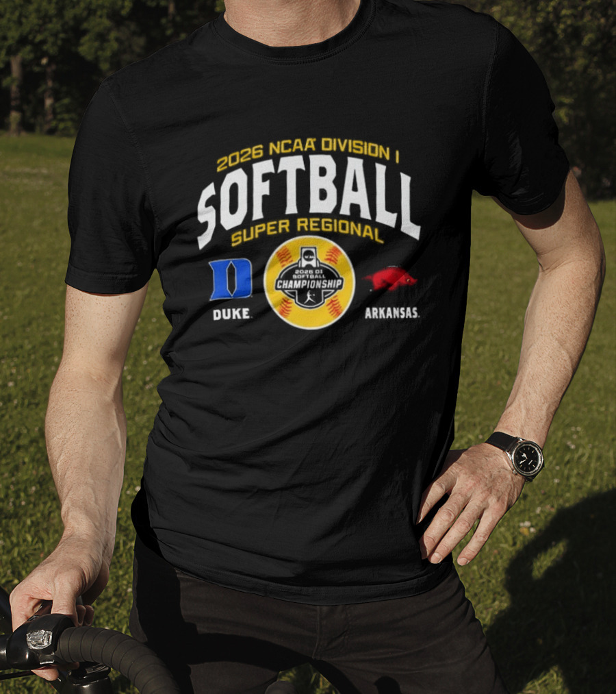 2026 NCAA Division I Softball Super Regional Duke Blue Devils Vs Arkansas Razorbacks T-Shirt