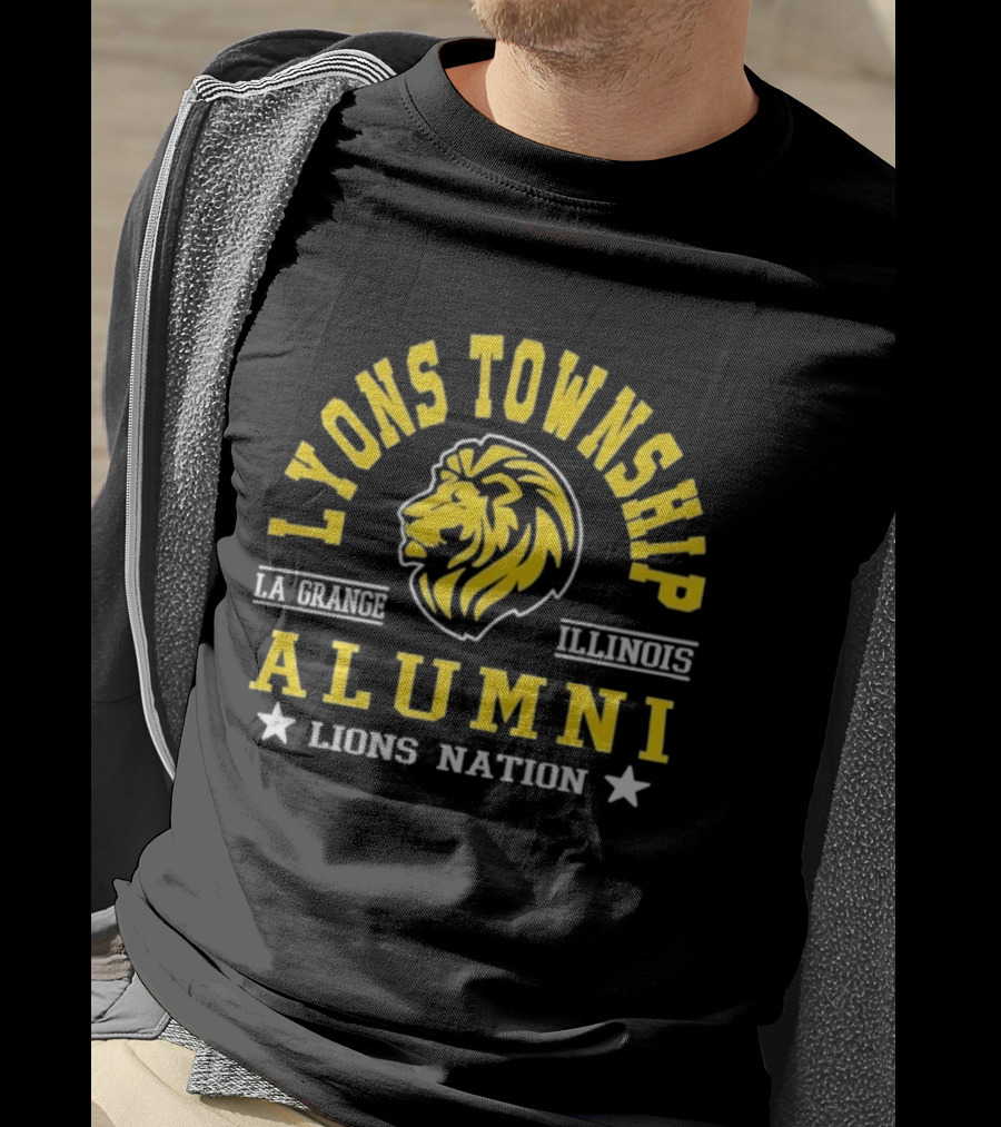 Lyons Township La Grange Illinois Alumni Lions Nation T-Shirt