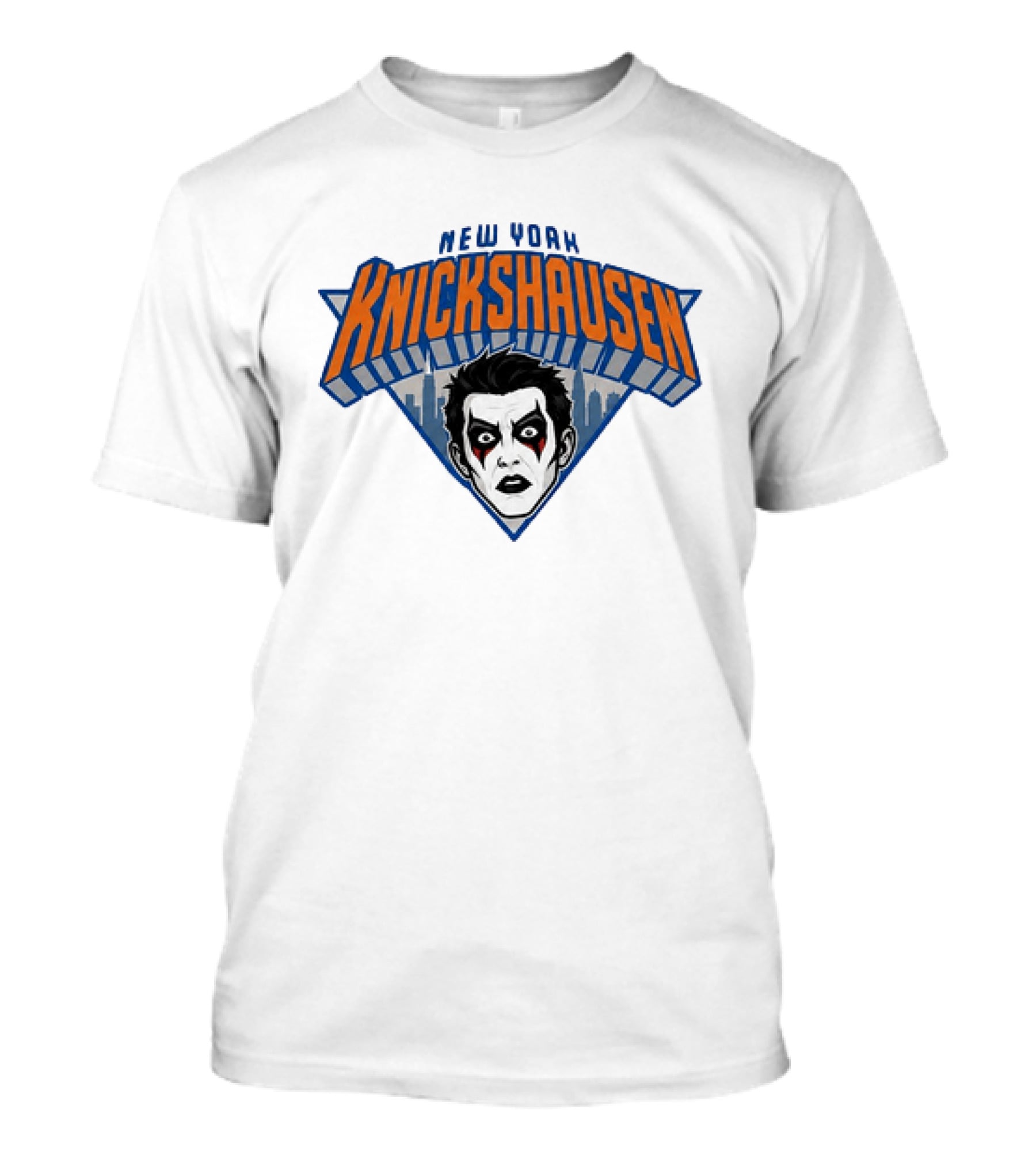 New York Knickshausen Danhausen Face NBA Basketball T-Shirt