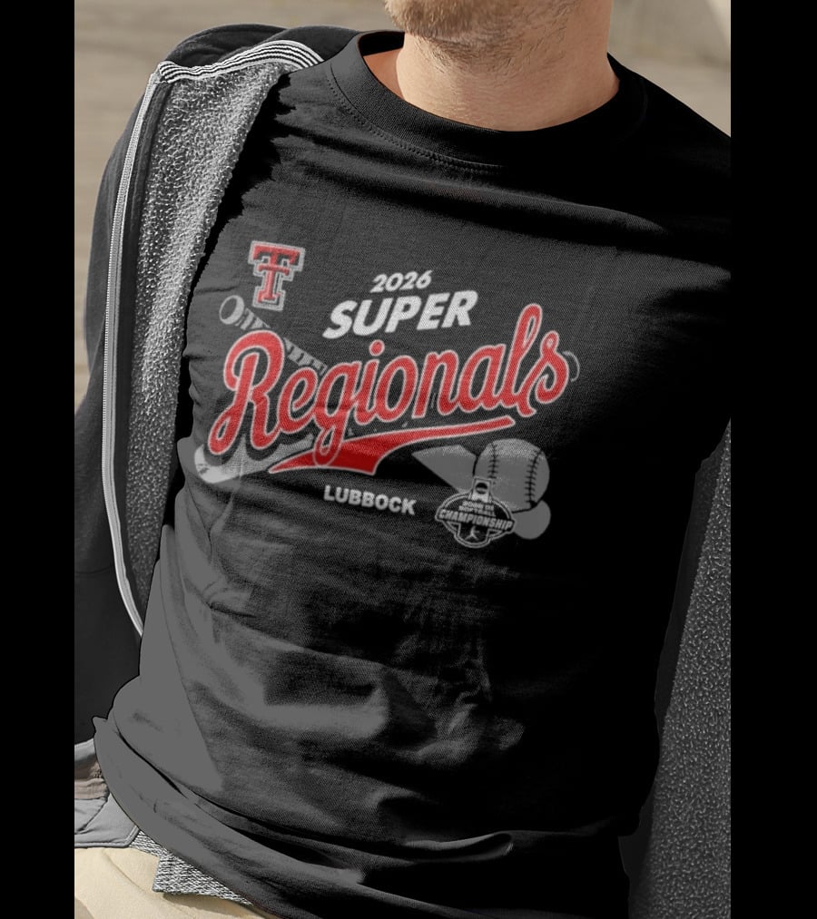 Texas Tech Red Raiders 2026 Super Regionals Lubbock T-Shirt