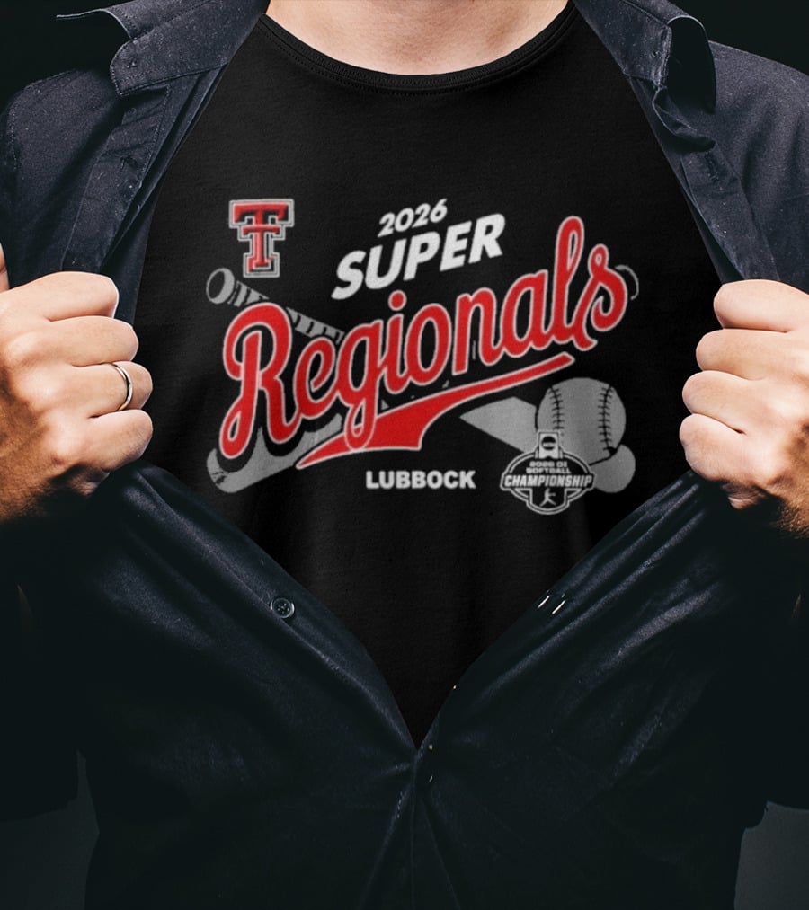 Texas Tech Red Raiders 2026 Super Regionals Lubbock T-Shirt