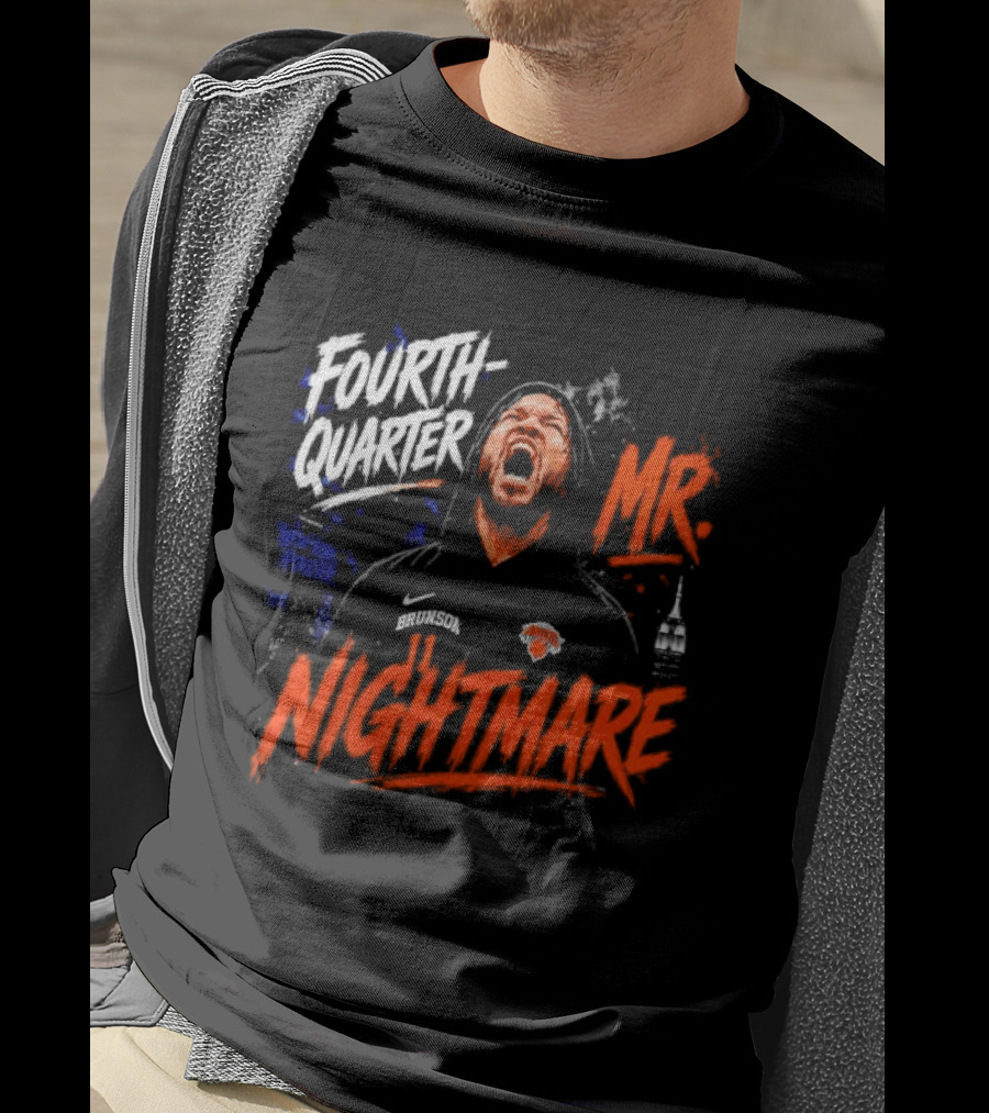 Fourth Quarter Mr. Nightmare New York Knicks T-Shirt