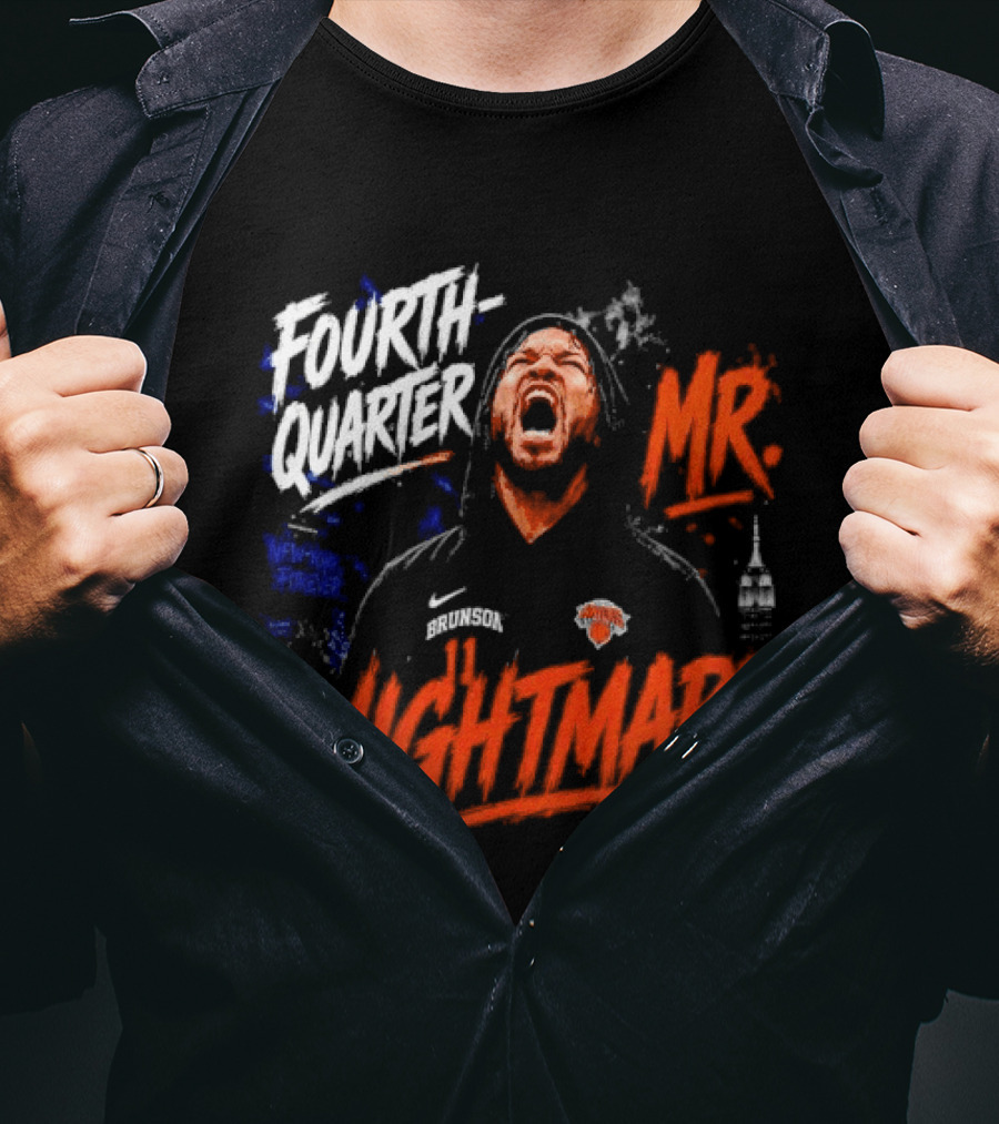 Fourth Quarter Mr. Nightmare New York Knicks T-Shirt
