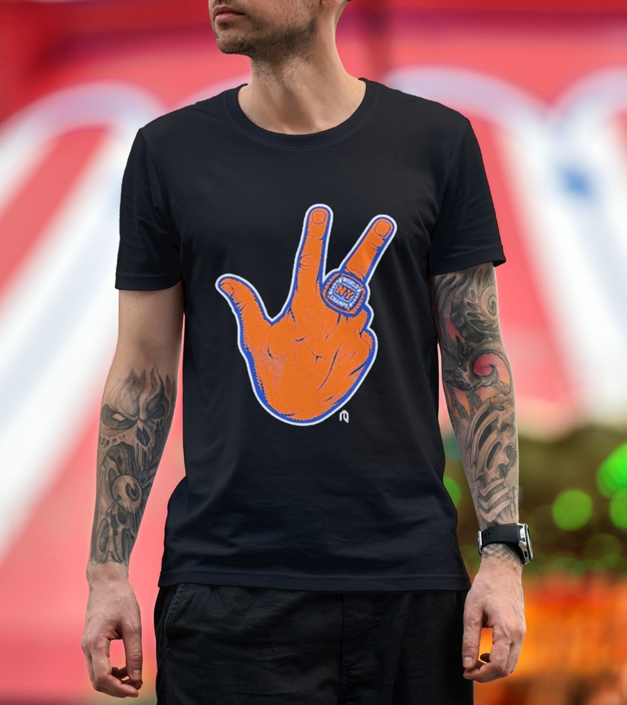 World Champion NY Ring Finger Gesture T-Shirt