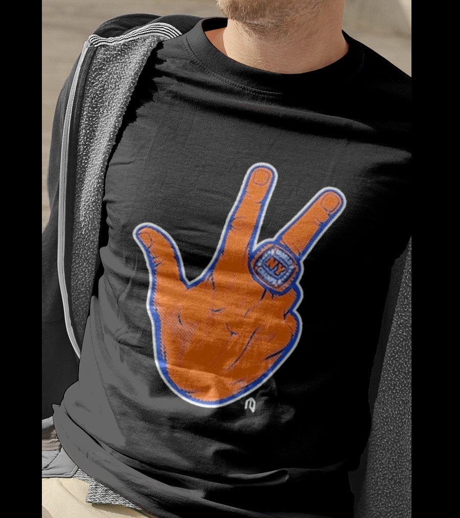 World Champion NY Ring Finger Gesture T-Shirt