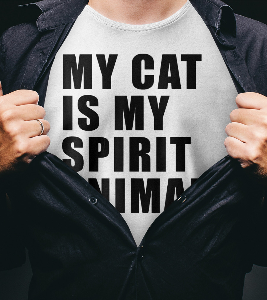 My Cat Is My Spirit Animal T-Shirt