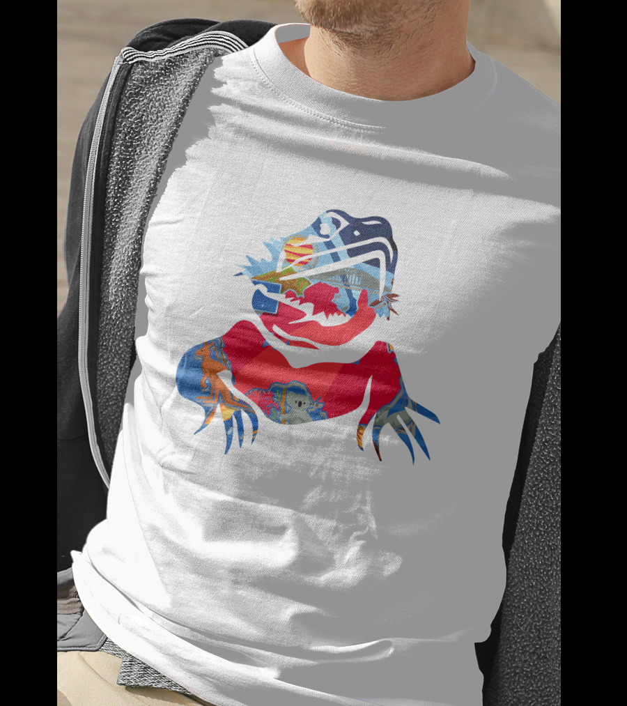 Australia Bearded Dragon Koala Sydney Opera House Beach Sunset Landscape T-Shirt
