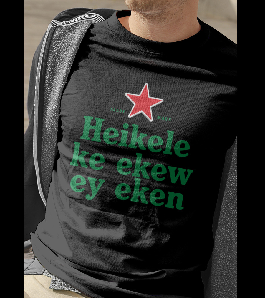 Heikelekeekeweyeken Trade Mark Red Star Parody Sublimation Dryfit T-Shirt