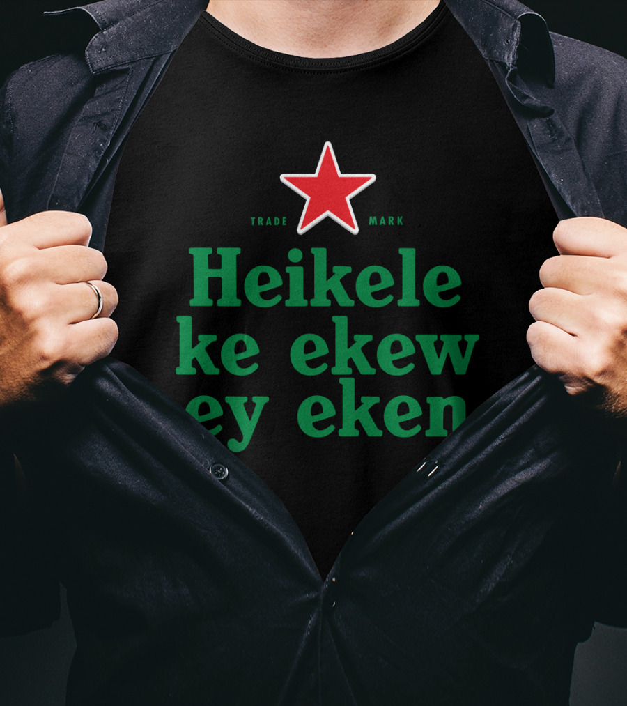 Heikelekeekeweyeken Trade Mark Red Star Parody Sublimation Dryfit T-Shirt