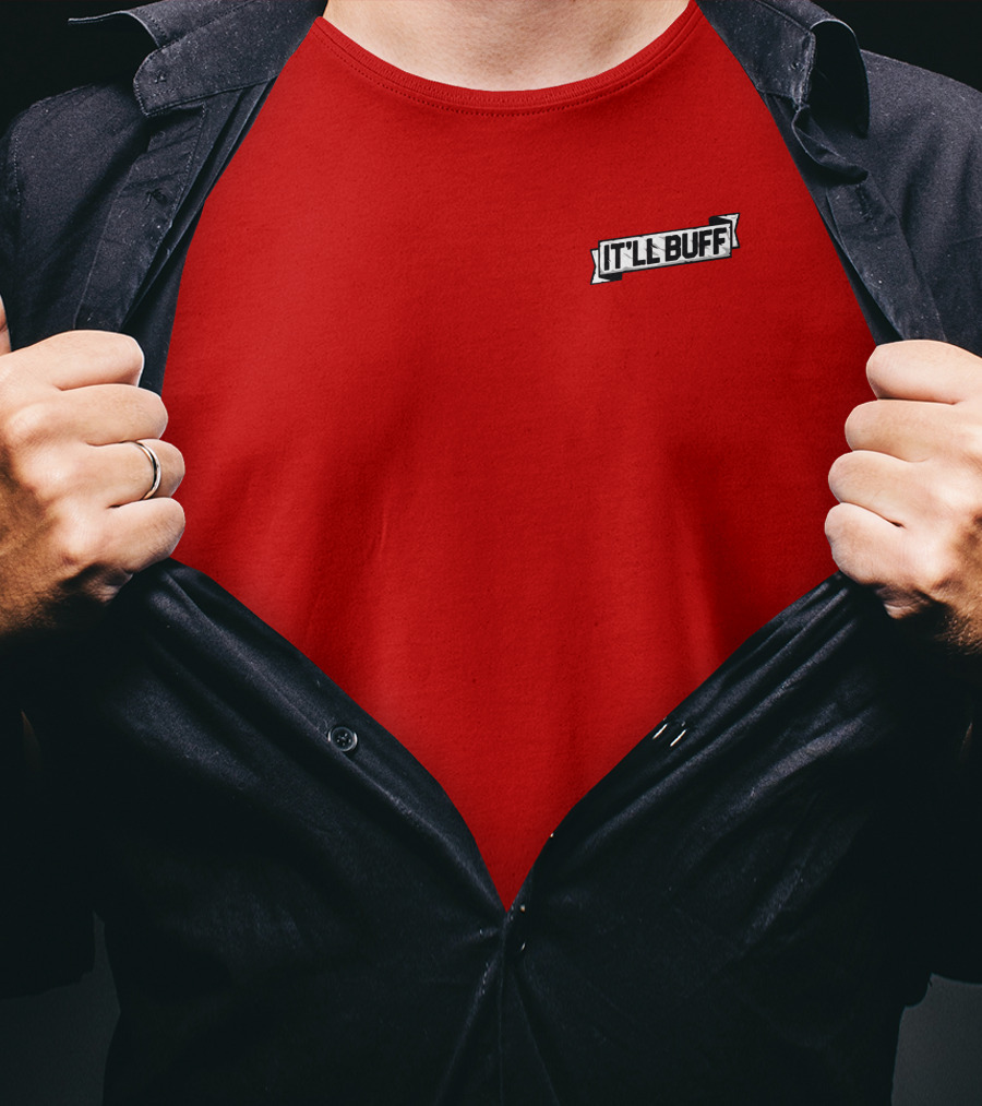 IT'LL BUFF Red T-Shirt