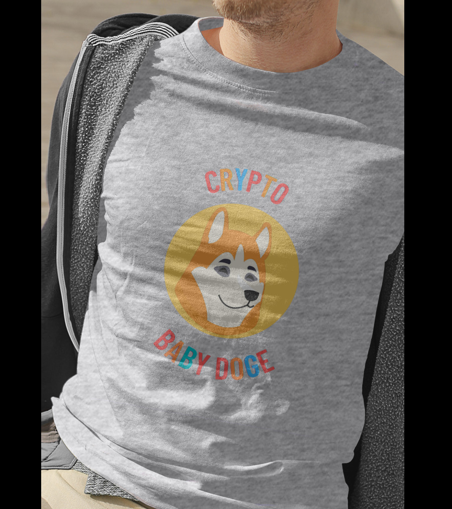 Crypto Baby Doge Iconic Circle T-Shirt
