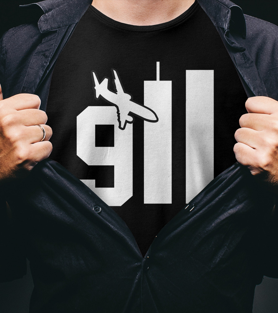 Patriotic 911 Patriot Day Memorial Twin Towers T-Shirt